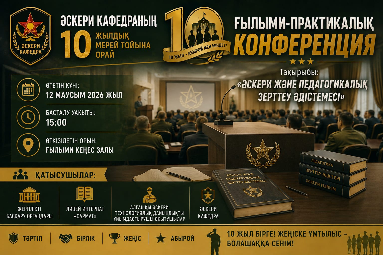 Мероприятия, посвящённые 10-летию военной кафедры