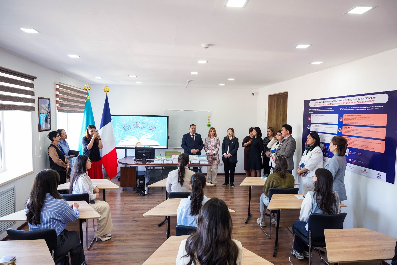 Атырау университетінде француз тілінен республикалық олимпиада басталды