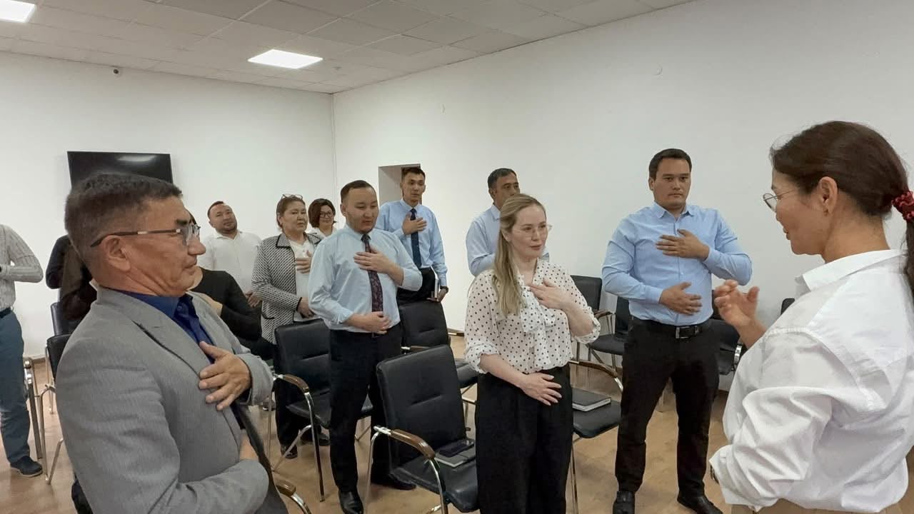КОММУНИКАЦИЯ МӘДЕНИЕТІН ДАМЫТУҒА АРНАЛҒАН ТРЕНИНГ ӨТТІ