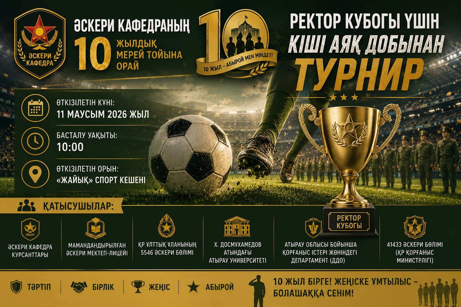 Мероприятия, посвящённые 10-летию военной кафедры